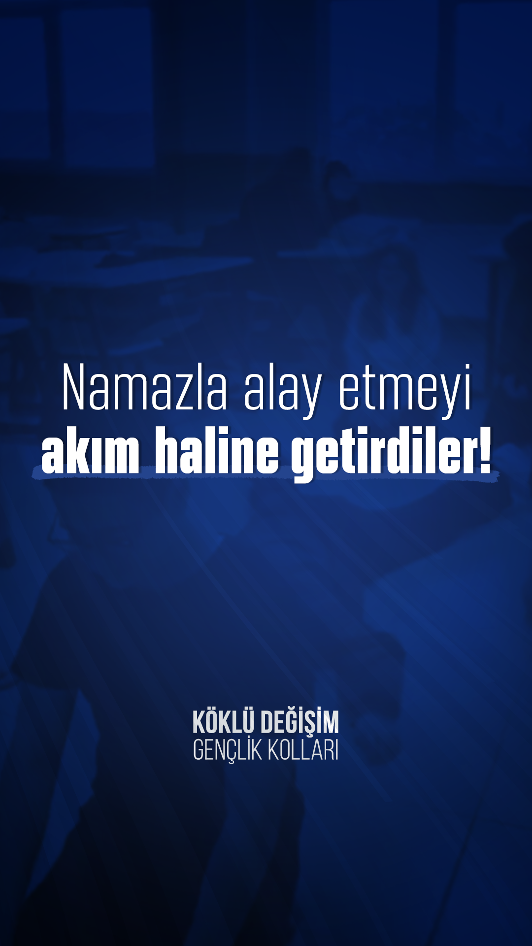 Namazla alay etmeyi akım haline getirdiler!